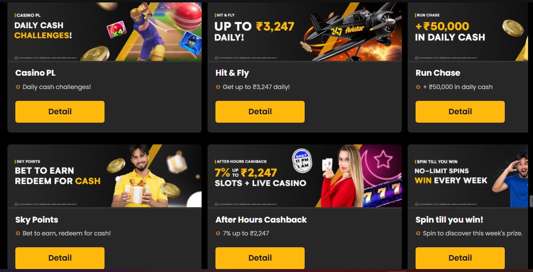 Sky247 Bonus & Promotions — Aasan Bhasha Mein Puri Jaankari