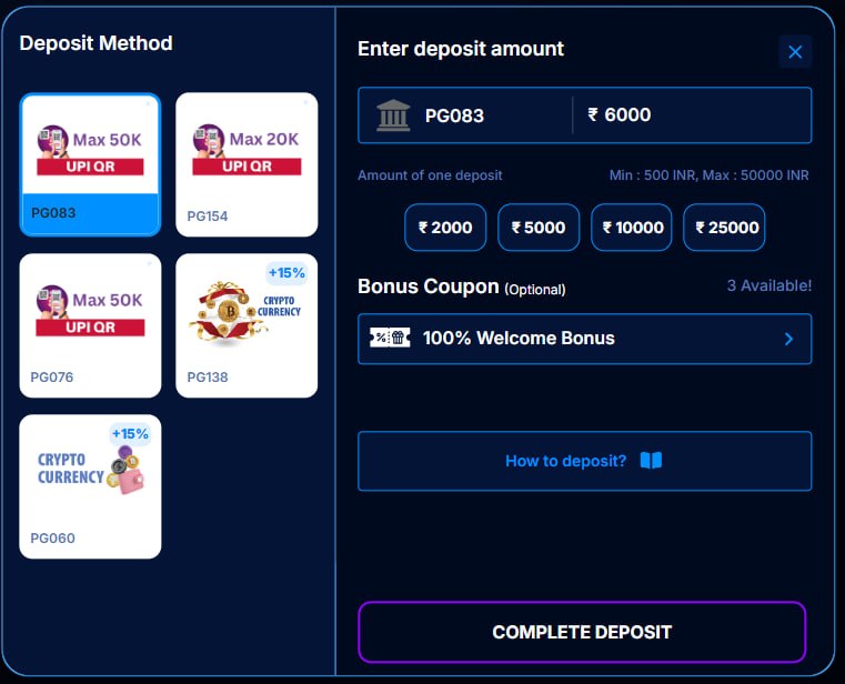 Jeetkhel Deposit System (पैसे जमा करने का नियम)