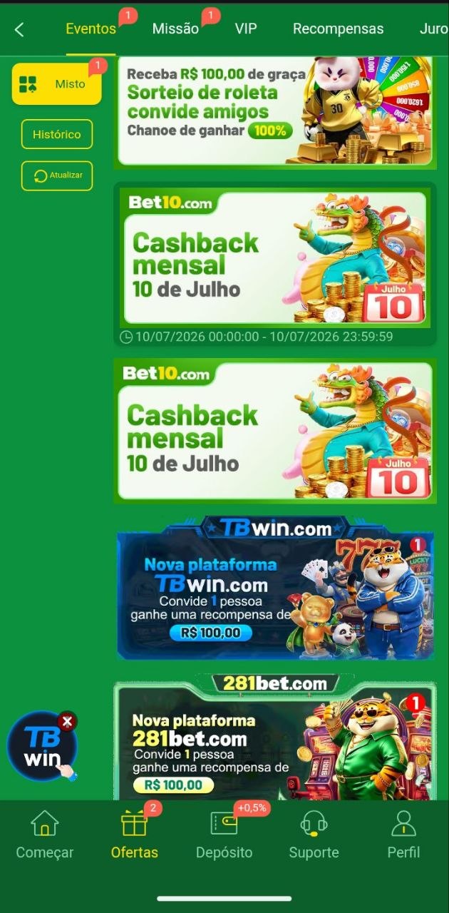 July 10th Monthly Cashback Event