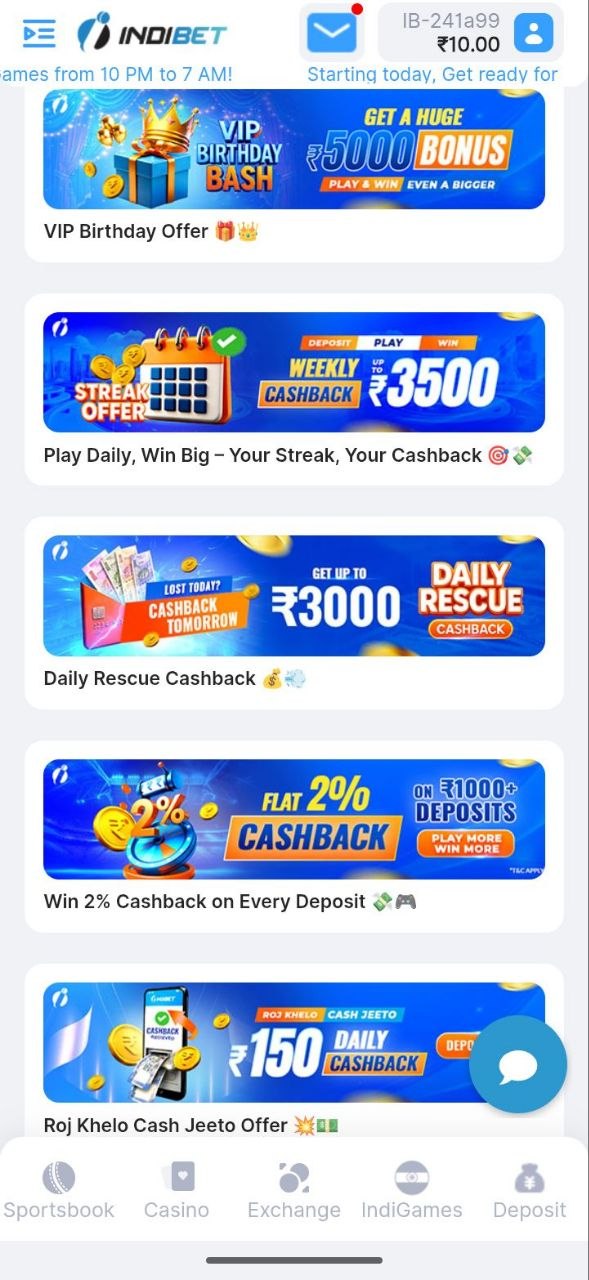 Indibet’s Ultimate Cash Carnival: Free Daily Loot, Late-Night Rewards, and Millions Up for Grabs!