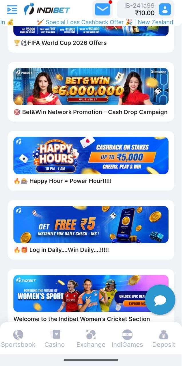 Indibet’s Ultimate Cash Carnival: Free Daily Loot, Late-Night Rewards, and Millions Up for Grabs!