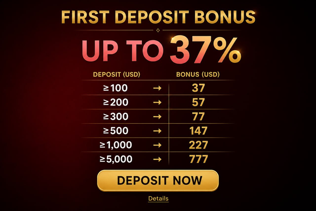 First deposit "37%" — galati ke bina claim ka short route