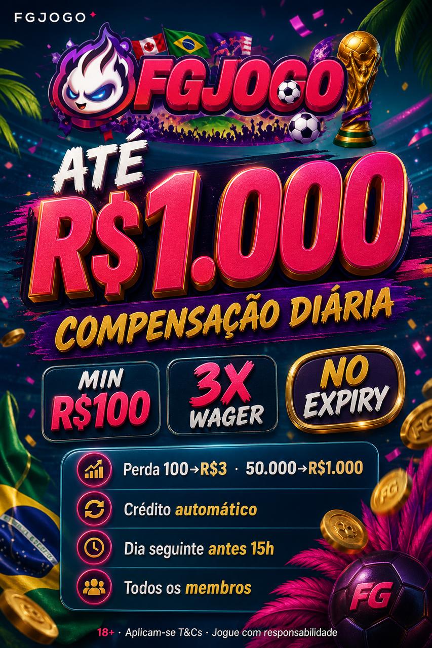 FGJOGO compensação diária de perdas — até R$1.000