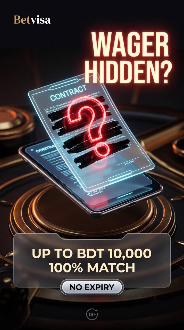 Betvisa welcome bonus review warning players about the hidden wagering requirements on the 100% match offer in Bangladesh.
