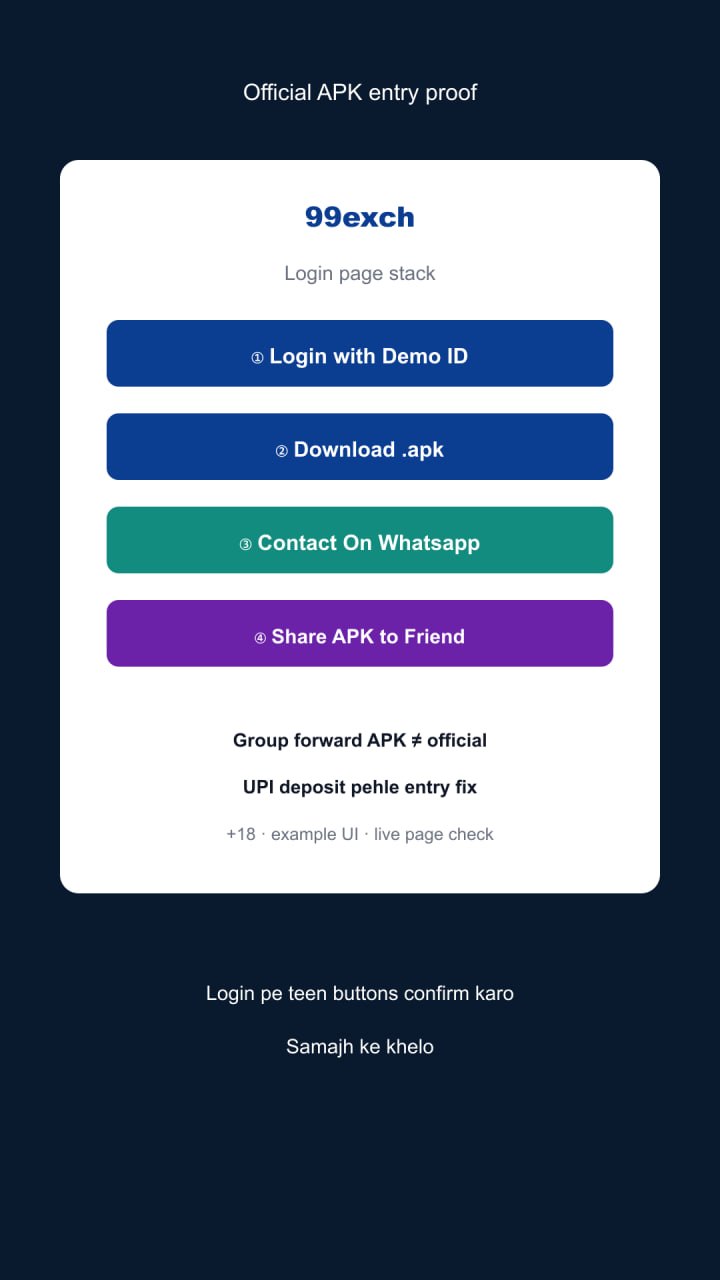 WhatsApp jaisa chat — 99exch official APK vs fake forward confirm