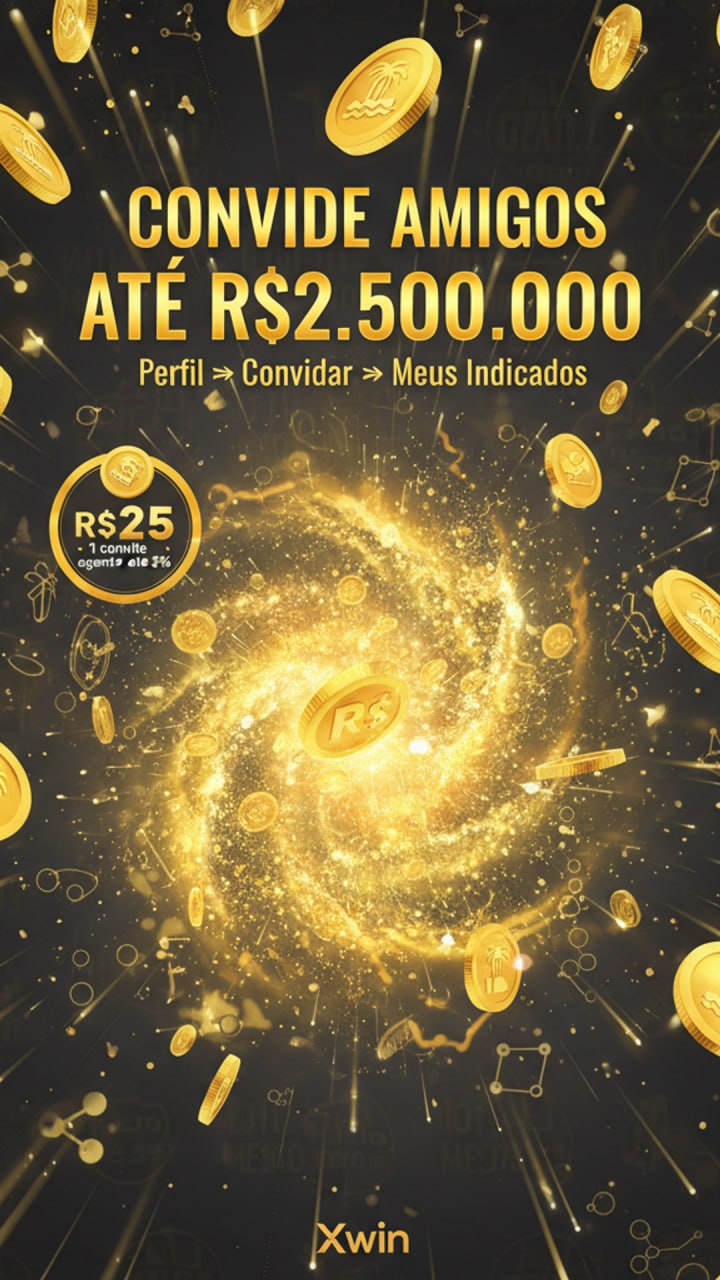 PIX recibo estilo — comissão de convite Xwin creditada