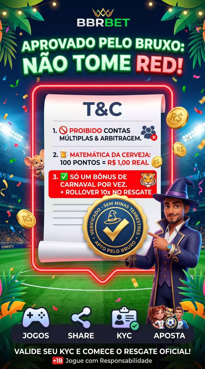 BBRBET Bônus de Carnaval até R$ 188.888 com rollover 10x em apostas e cassino no Rio