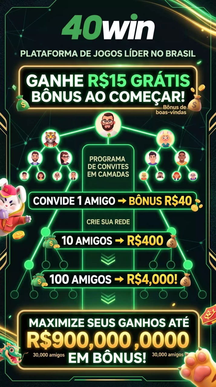 40win Apostas Válidas 3% comissão de afiliado baseada em volume de jogo Brasil.