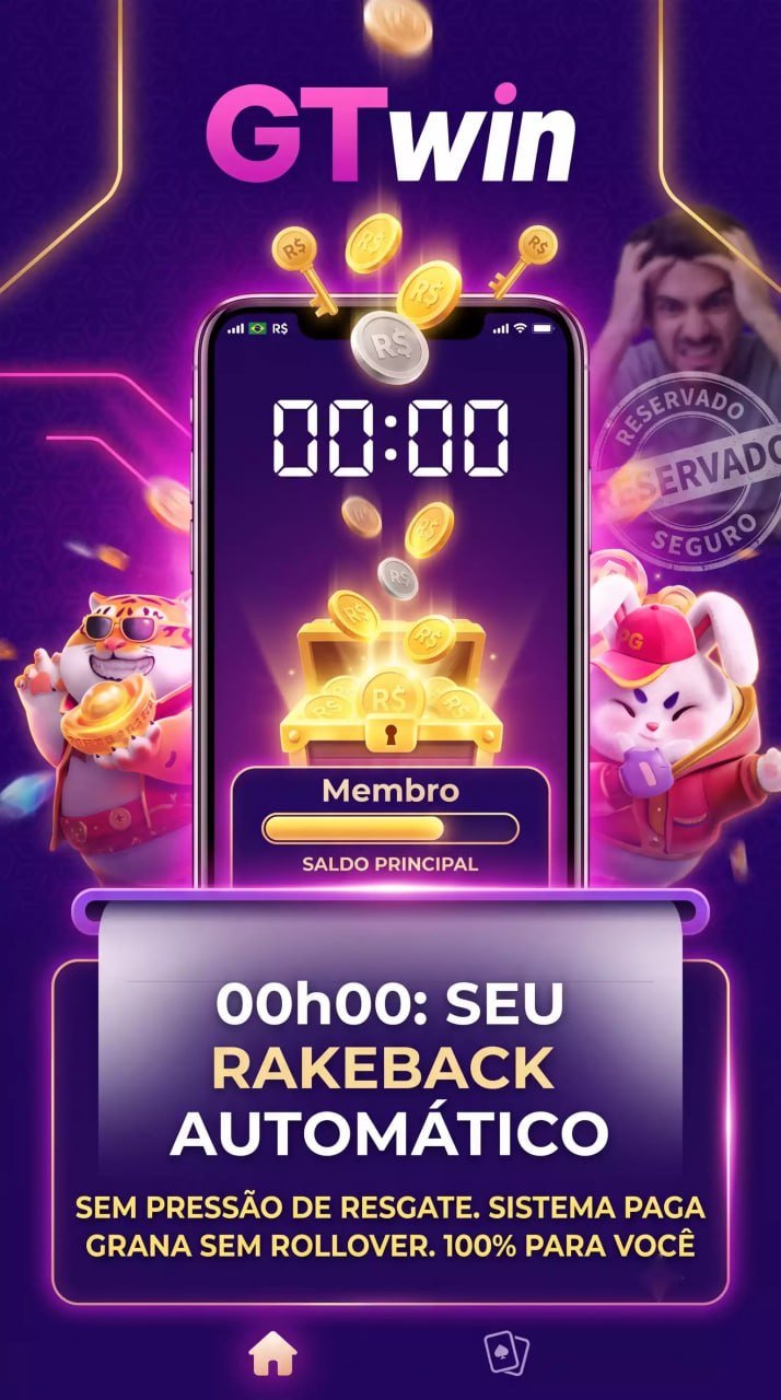 GTwin Rakeback Automático 00h00 Sem Rollover 100% Para Você Slots Cassino Brasil
