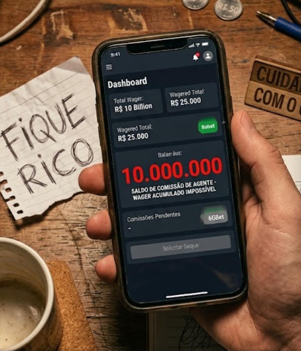 Aviso sobre o esquema de afiliados da 6gbet e o perigo do fique rico rapidamente