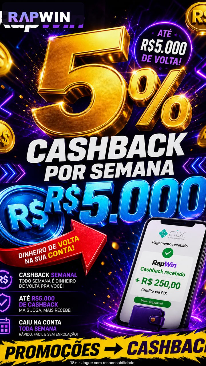 Comprovante Pix recebido R$180 após cashback 5% RapWin
