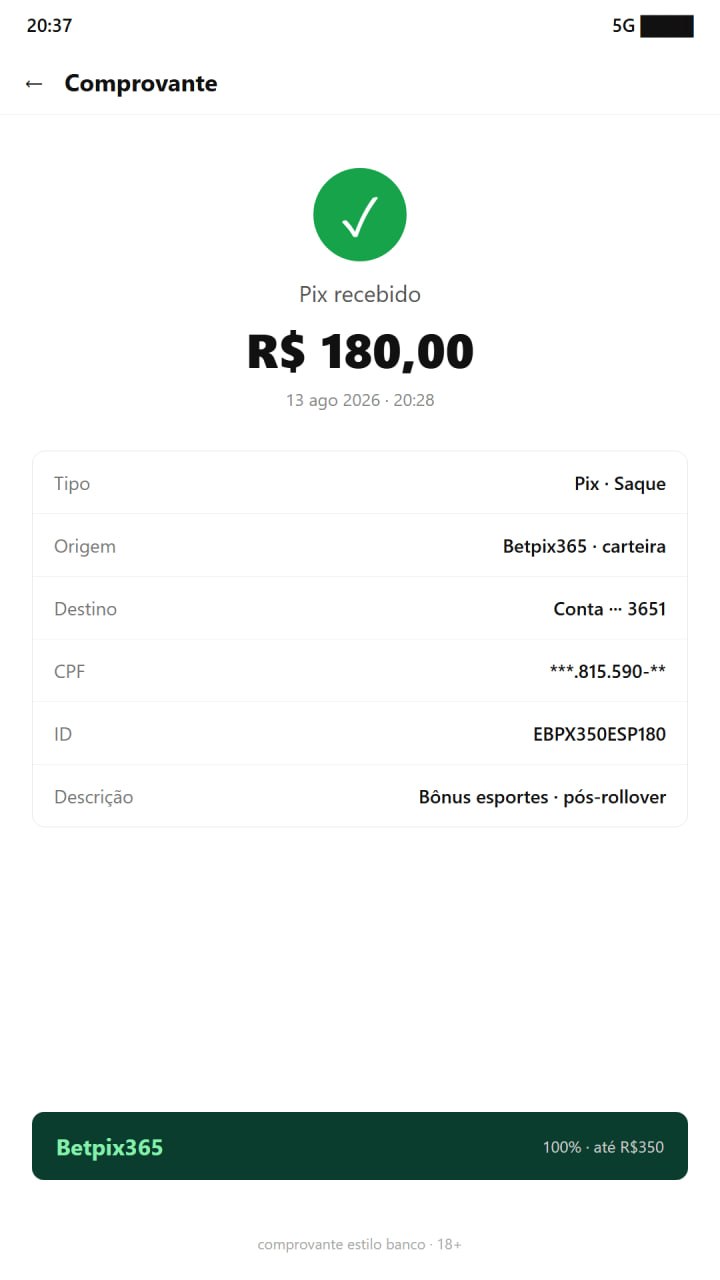 100% até R$350 no 1º depósito: só vale se marcar a seleção | Betpix365