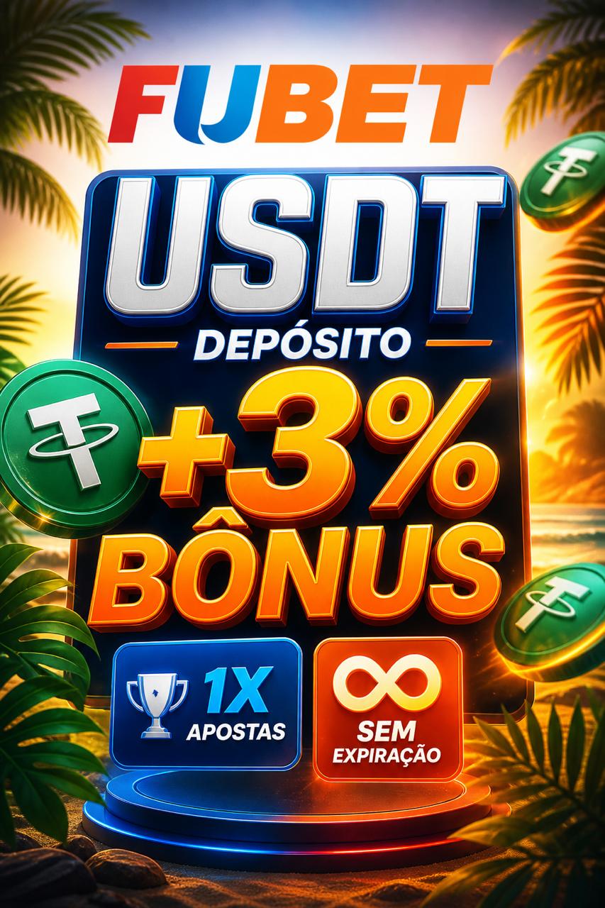 FUBET: bônus +3% em depósito USDT, mínimo 1 USDT, rollover 1x, sem expiração — promoção carteira crypto