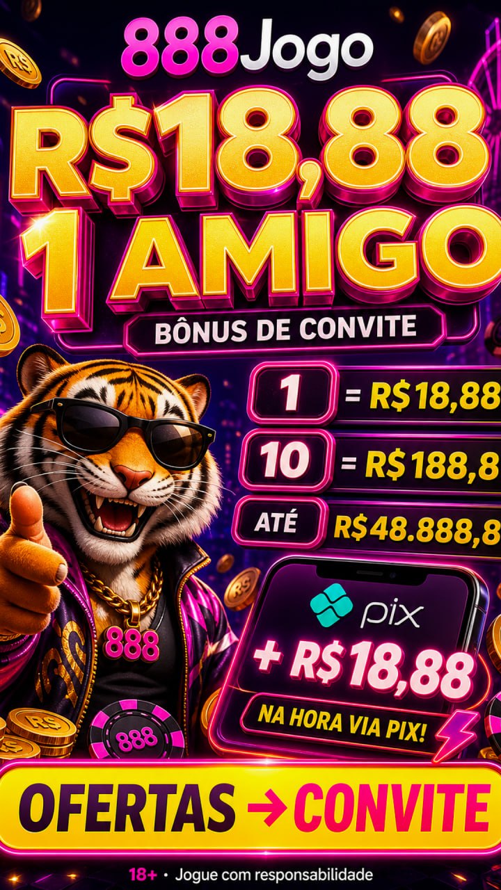 Comprovante de Pix recebido R$18,88 do bônus de convite 888Jogo