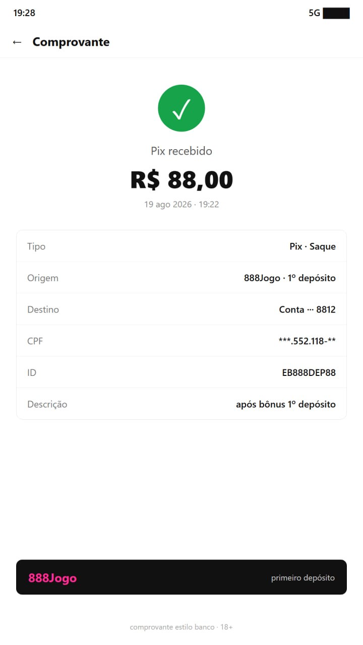 Poster H5 888Jogo com bônus de primeiro depósito até R$8.888