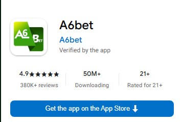 Página de download do aplicativo A6bet com destaque para jogos de slots Fortune Tiger e Fortune Dragon