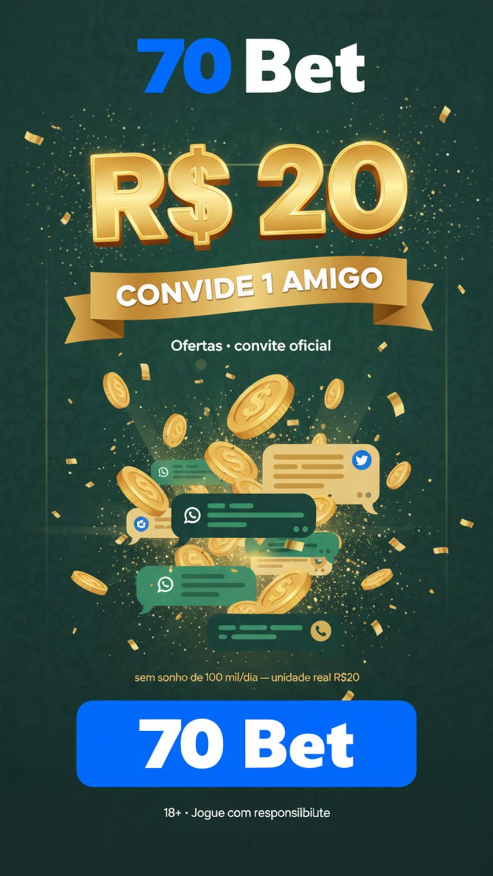 Comprovante Pix recebido R$20 convite 70Bet