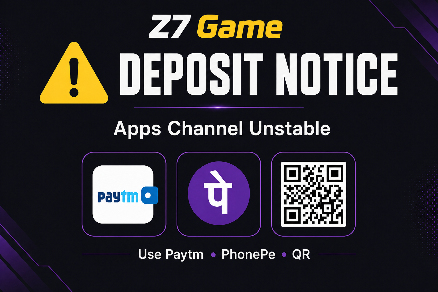"Deposit Notice" Guide: Apps Channel Unstable Ho Toh Deposit Kaise Karein Bina Galati Ke